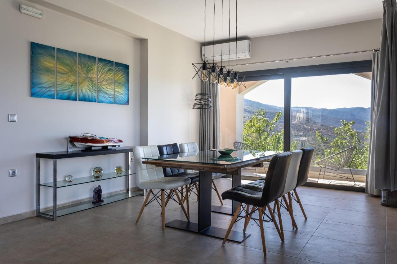 Saronic Topview Villa Galatás المظهر الخارجي الصورة
