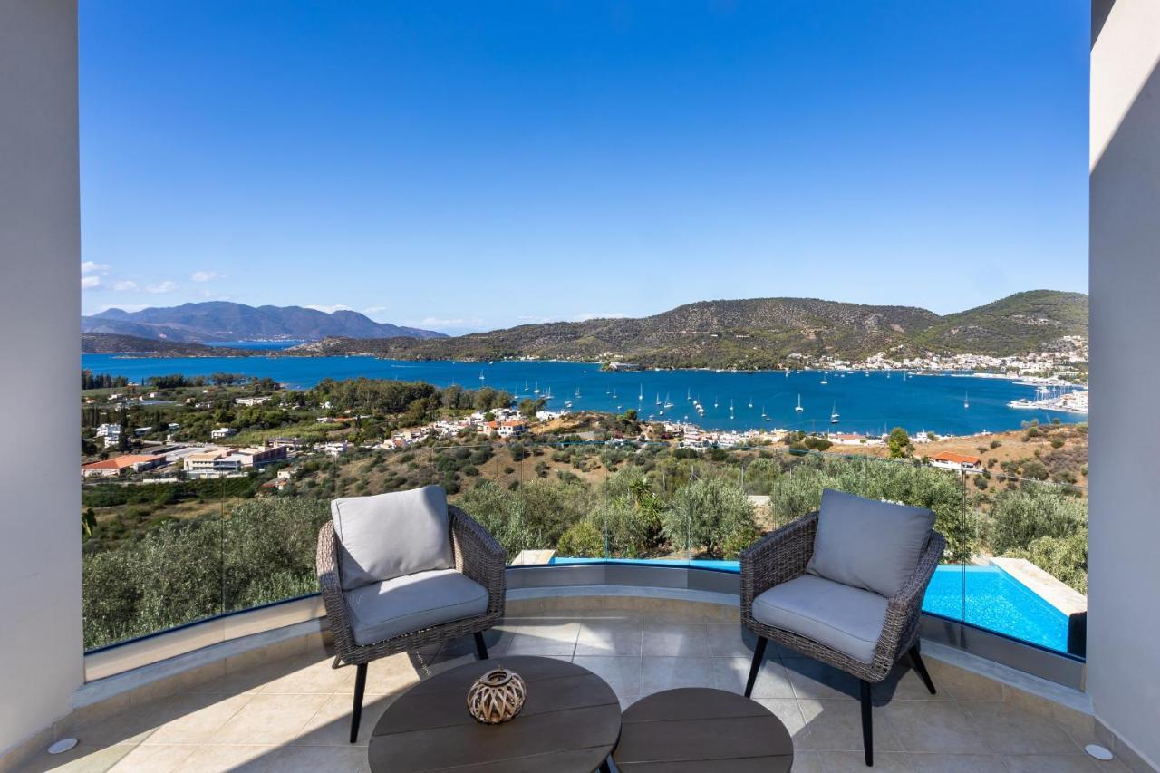 Saronic Topview Villa Galatás المظهر الخارجي الصورة